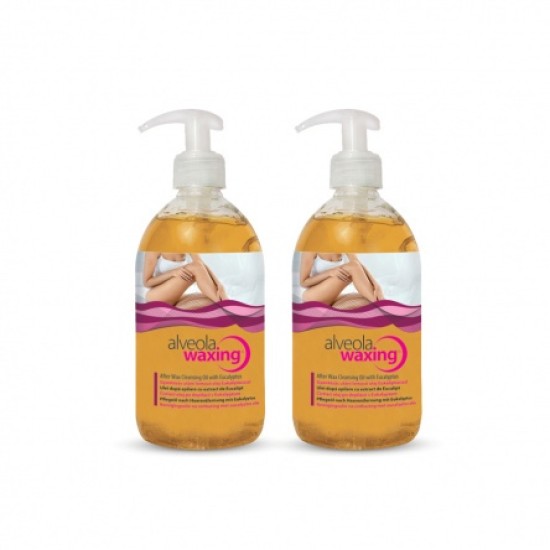 Alveola Waxing gyantázás utáni lemosó olaj Eukaliptusszal, 2x300 ml