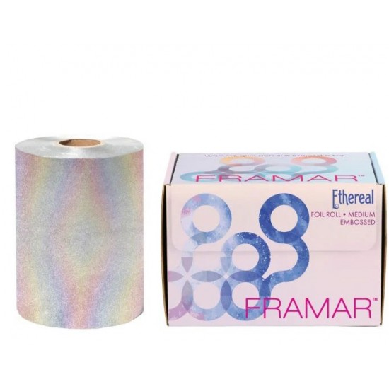 Framar Embossed Roll Ethereal dombornyomott színes melírfólia, 97,5 m