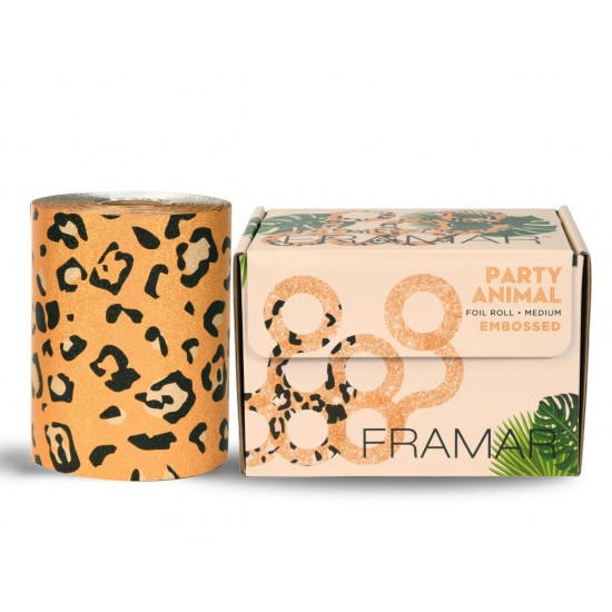 Framar Embossed Roll Party Animal dombornyomott színes melírfólia, 97,5 m