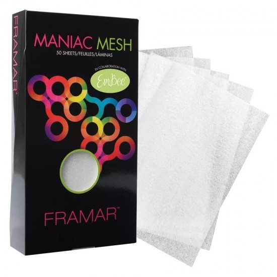 Framar Manic Mesh habfólia festéshez és melírozáshoz, 50 db