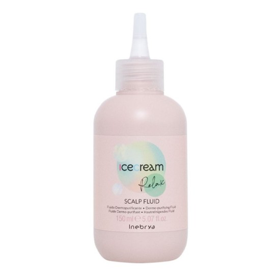 Inebrya Ice Cream Relax Scalp Fluid fejbőrtisztító előkezelő, 150 ml