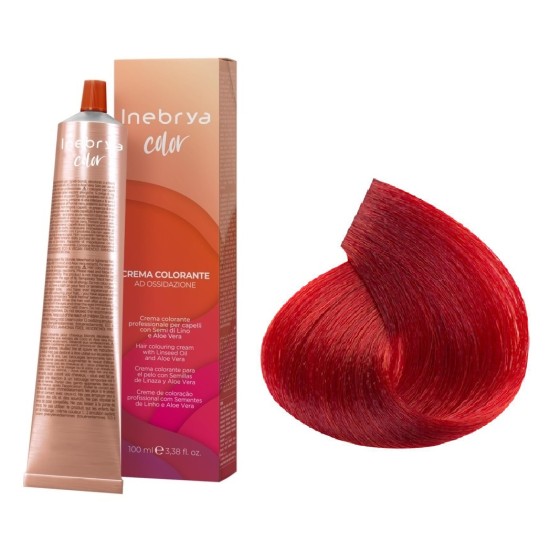 Inebrya Color PPD-mentes vegán hajfesték Superbooster Red