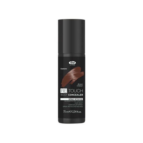 Lisap ReTouch Color hajtőszínező spray 75 ml, Barna