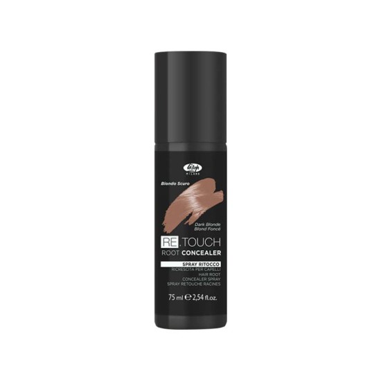 Lisap ReTouch Color hajtőszínező spray 75 ml, Sötét szőke