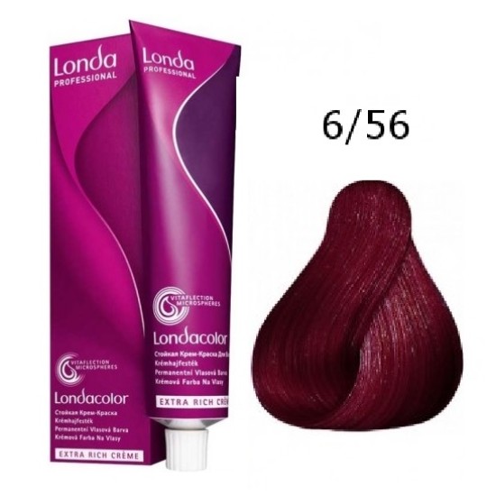 Londa Color krémhajfesték 60 ml, 6/56