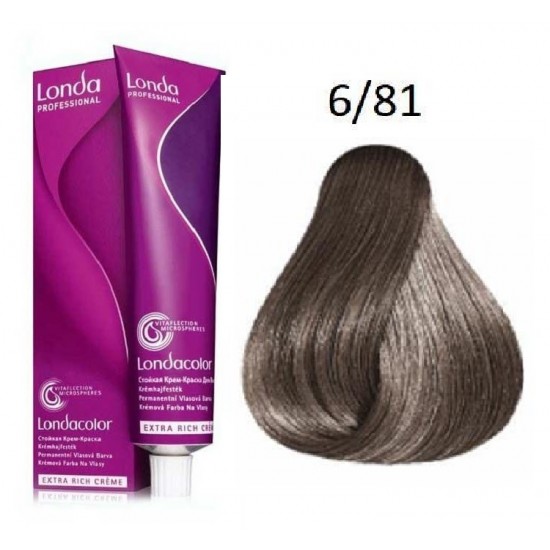 Londa Color krémhajfesték 60 ml, 6/81