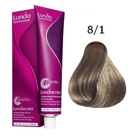 Londa Color krémhajfesték 60 ml, 8/1