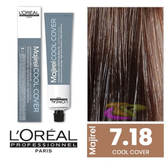 Loreal Professionel Majirel Cool Cover hajfesték 50 ml, 7.18