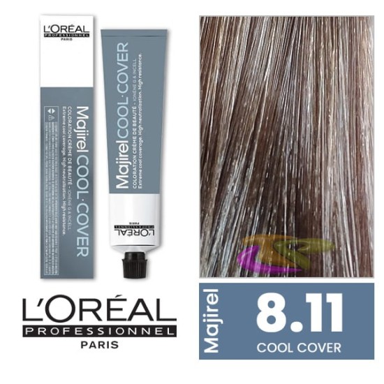 Loreal Professionel Majirel Cool Cover hajfesték 50 ml, 8.11