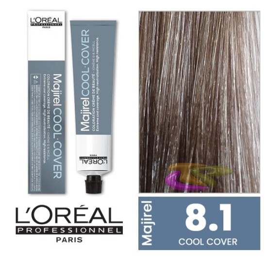 Loreal Professionel Majirel Cool Cover hajfesték 50 ml, 8.1