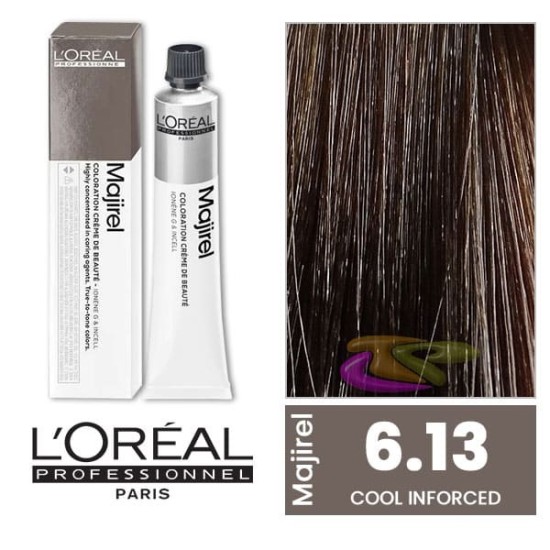 Loreal Professionel Majirel Cool Inforced hajfesték 50 ml, 6.13