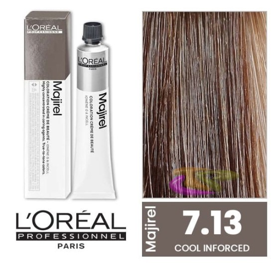 Loreal Professionel Majirel Cool Inforced hajfesték 50 ml, 7.13