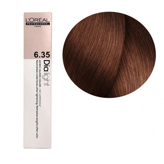 Loreal Dialight tartós hajszínező 6.35, 50 ml