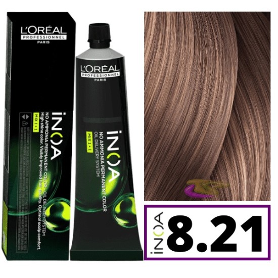 Loreal INOA ammóniamentes hajfesték 60 ml - 8.21