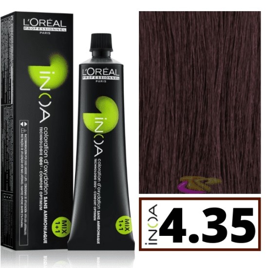 Loreal INOA ammóniamentes hajfesték 60 ml - 4.35