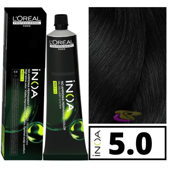 Loreal INOA ammóniamentes hajfesték 60 ml - 5.0