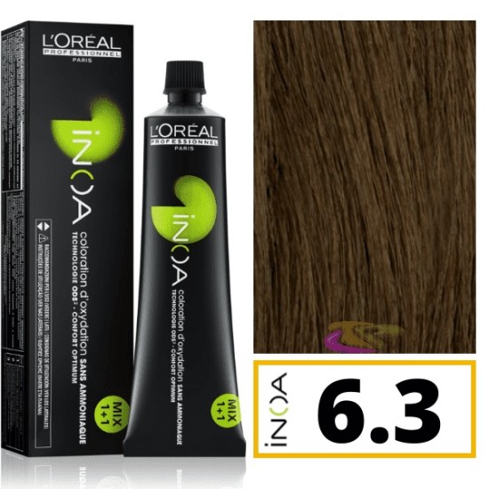 Loreal INOA ammóniamentes hajfesték 60 ml - 6.3