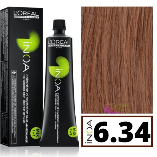 Loreal INOA ammóniamentes hajfesték 60 ml - 6.34