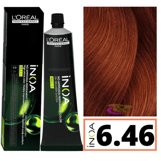 Loreal INOA ammóniamentes hajfesték 60 ml - 6.46