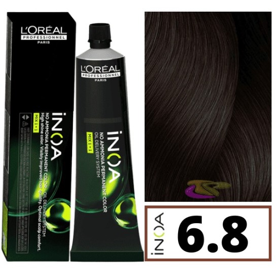 Loreal INOA ammóniamentes hajfesték 60 ml - 6.8