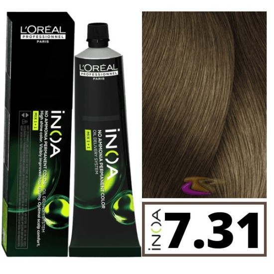 Loreal INOA ammóniamentes hajfesték 60 ml - 7.31