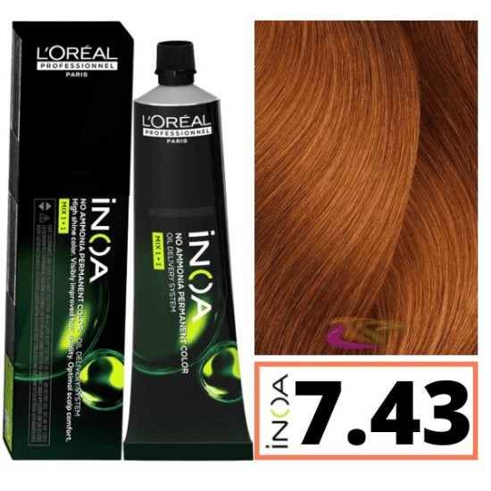 Loreal INOA ammóniamentes hajfesték 60 ml - 7.43