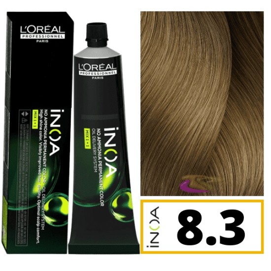 Loreal INOA ammóniamentes hajfesték 60 ml - 8.3