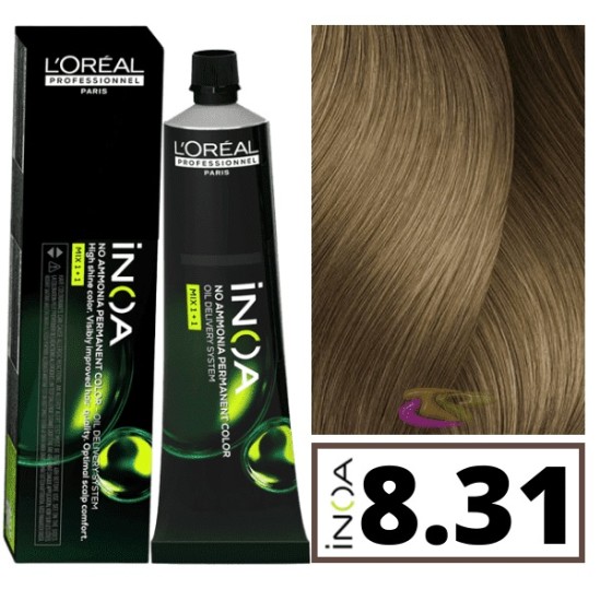 Loreal INOA ammóniamentes hajfesték 60 ml - 8.31