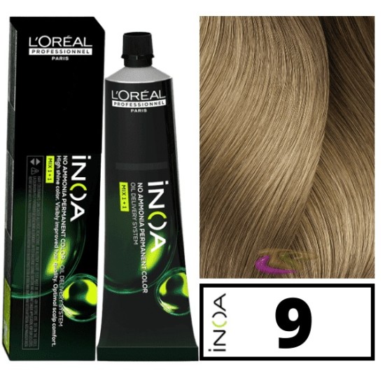 Loreal INOA ammóniamentes hajfesték 60 ml - 9