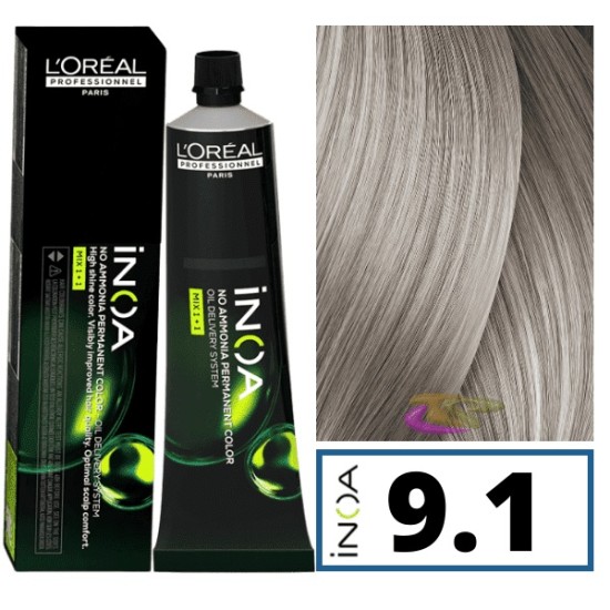 Loreal INOA ammóniamentes hajfesték 60 ml - 9.1