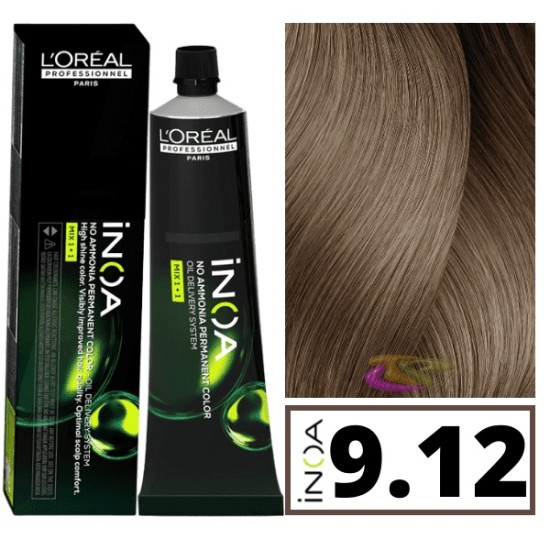 Loreal INOA ammóniamentes hajfesték 60 ml - 9.12