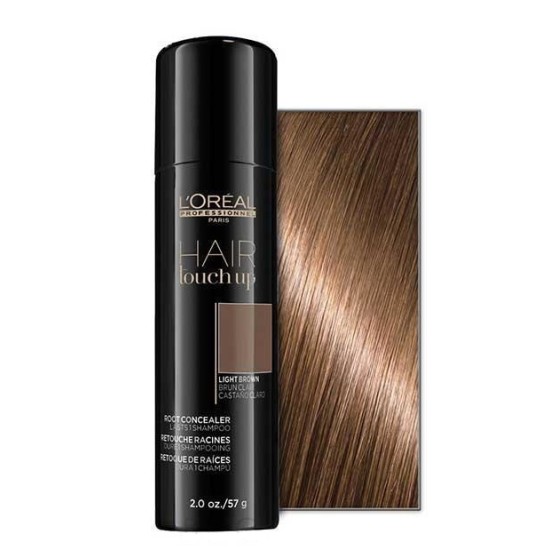 Loreal Professionnel Hair Touch Up lenövést elfedő spray, világos barna, 75 ml