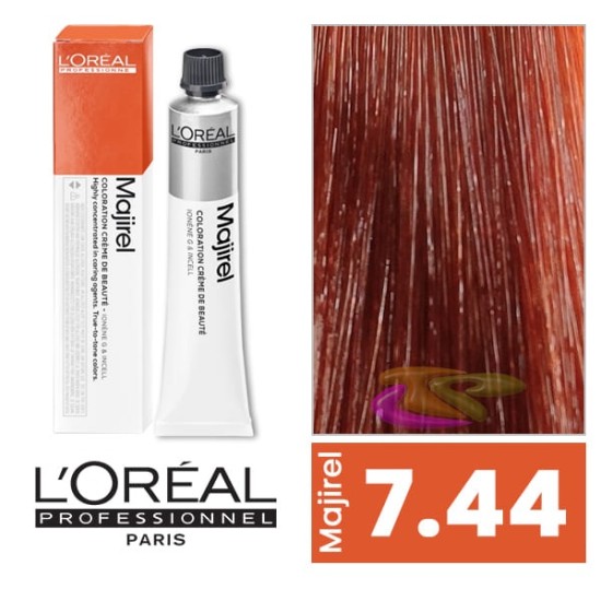 Loreal Professionel Majirel hajfesték 50 ml, 7.44