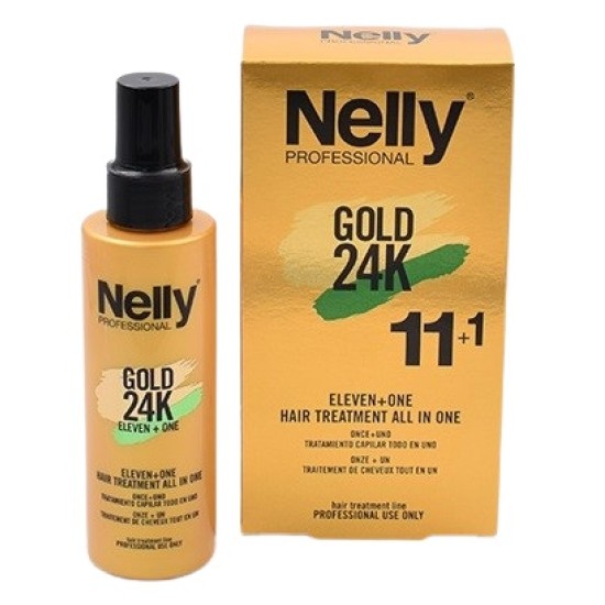 Nelly 24K 11+1 professzionális komplex hajkezelő, 150 ml