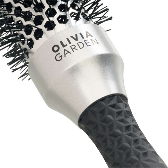 Olivia Garden Essential Blowout Classic Silver körkefe 15