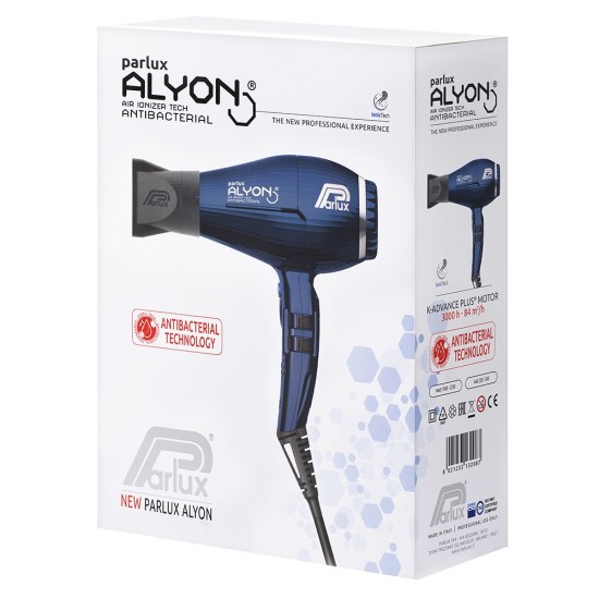 Parlux Alyon hajszárító 2250W, night blue + Parlux Magic Sense diffúzor