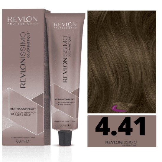 Revlon Professional Revlonissimo Colorsmetique hajfesték 4.41