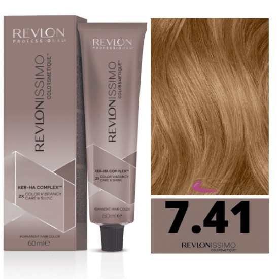 Revlon Professional Revlonissimo Colorsmetique hajfesték 7.41