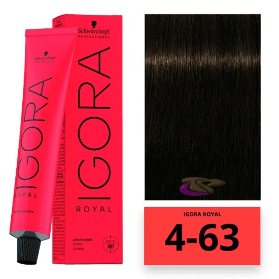 Schwarzkopf Igora Royal hajfesték, 60 ml 4-63