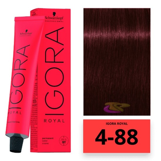 Schwarzkopf Igora Royal hajfesték, 60 ml 4-88