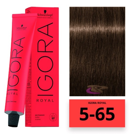 Schwarzkopf Igora Royal hajfesték, 60 ml 5-65