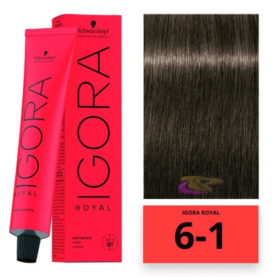 Schwarzkopf Igora Royal hajfesték, 60 ml 6-1