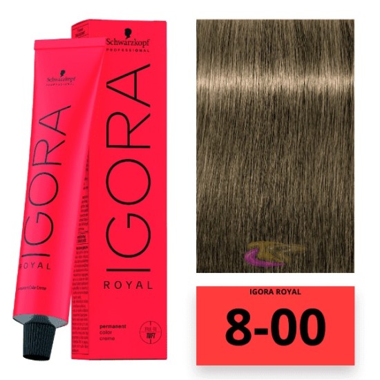 Schwarzkopf Igora Royal hajfesték, 60 ml 8-00