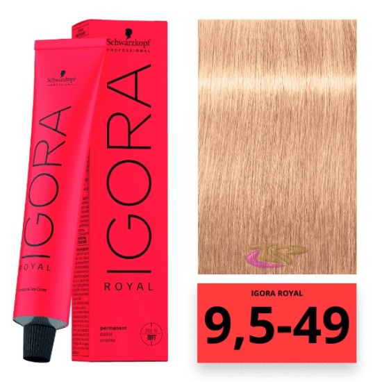 Schwarzkopf Igora Royal hajfesték, 60 ml 9 1/2-49