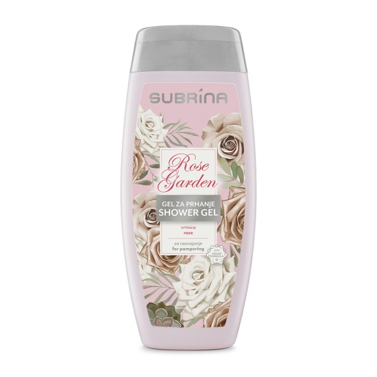 Subrina Rose Garden tusfürdő édes rózsa illattal, 250 ml 