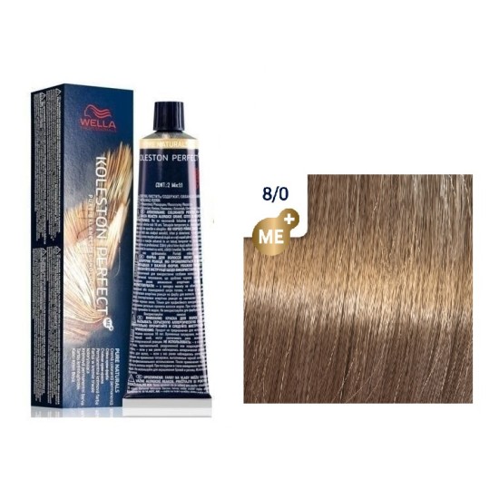 Wella Professional Koleston Perfect krémhajfesték, 8/0