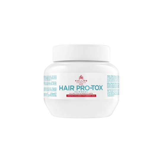 Kallos KJMN Hair Pro-tox hajpakolás keratinnal, kollagénnel és hialuronsavval, 275 ml