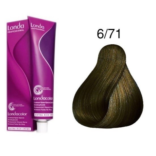 Londa Color krémhajfesték 60 ml, 6/71