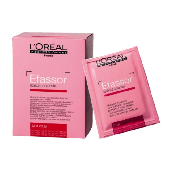 Loreal Professionel Efassor hajszín eltávolító por, 12x28 g