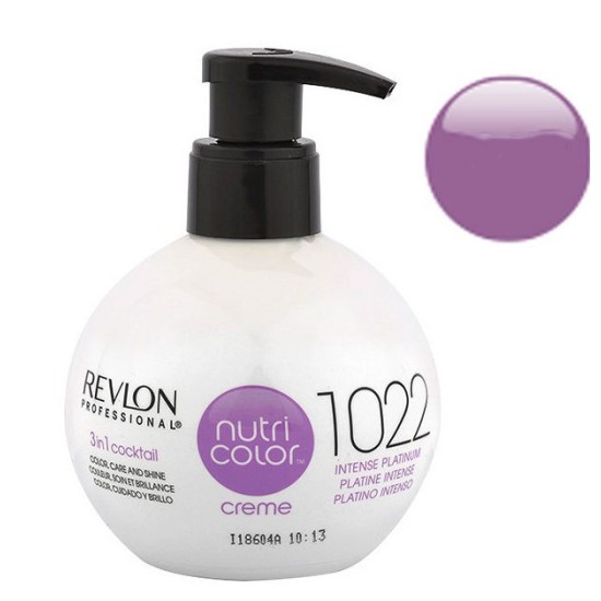 Revlon Nutri Color Creme színező hajpakolás 1022 Intenzív platina, 270 ml